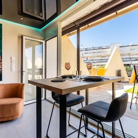 Secret Lion - - Terrasse Sud - Garage - Climatisation - Village Naturiste Apartament Agde